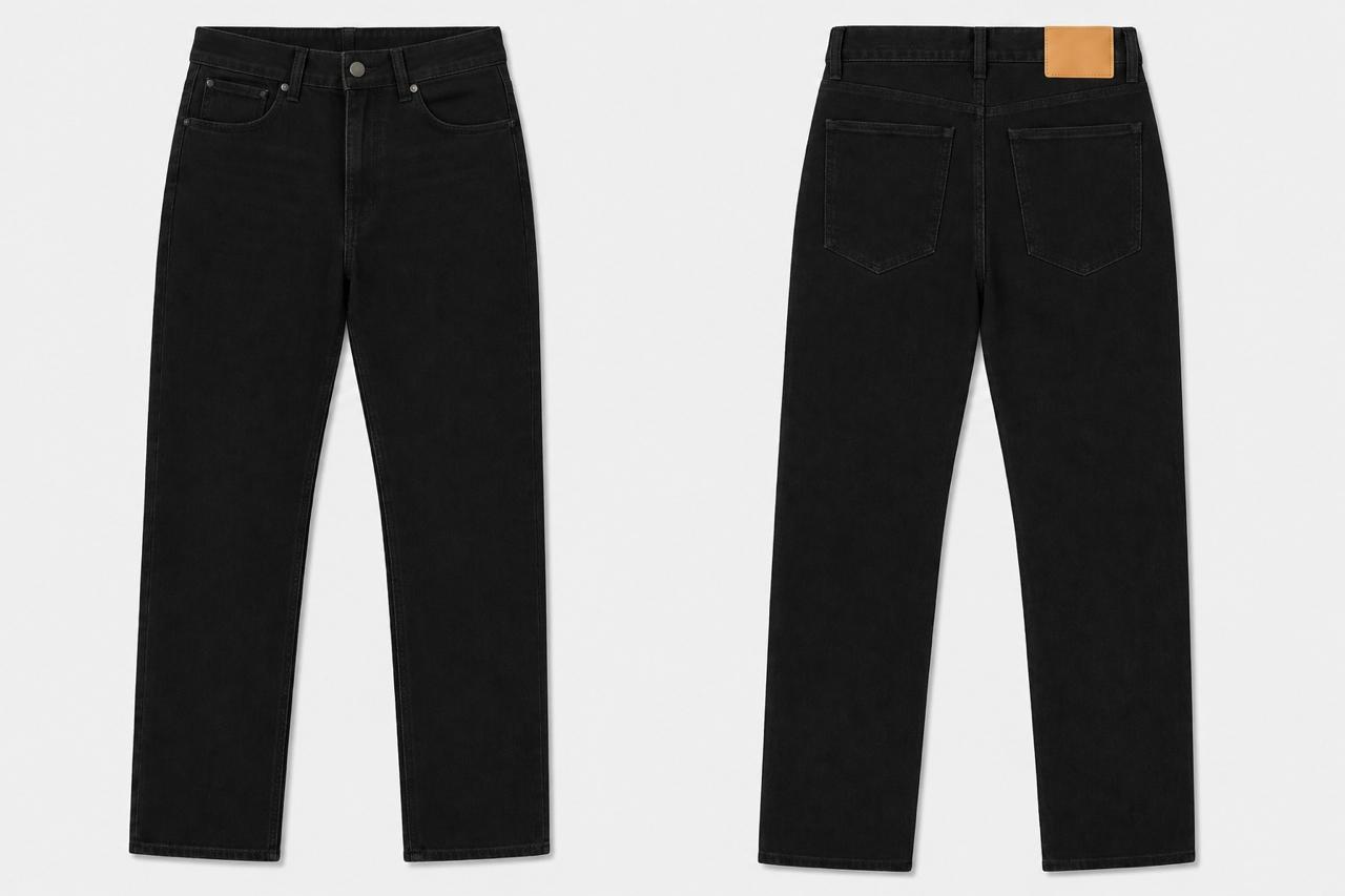black denim